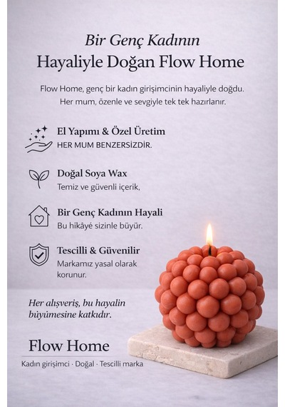 Dekoratif Lüks Soya Mum, El Yapımı Doğal Mum, Uzun Yanma Süreli Ev Hediyesi, Ev Süsü Kırmızı 270 G Kırmızı