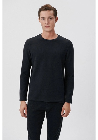 Mavi Erkek T Shirt 064622-21842 Siyah Siyah