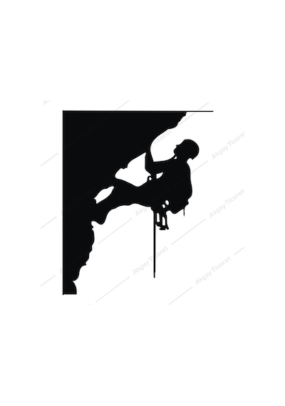 Dağcı Sticker Dağcı Tırmanış Sticker Dağcı 4X4 Oto Sticker