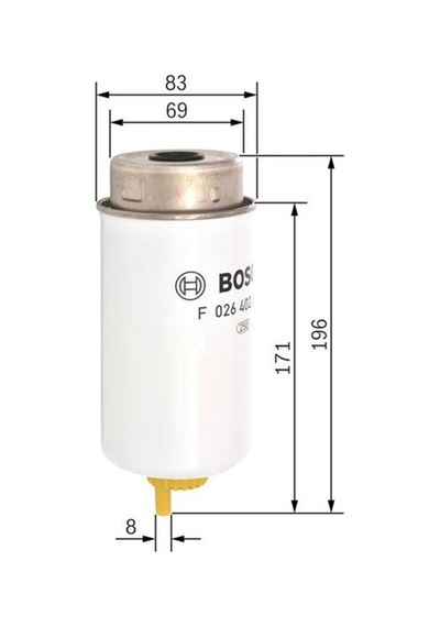 BOSCH F026400504 HAVA FİLTRESİ