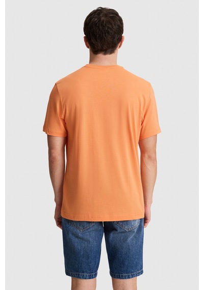 U.S. Polo Assn. U.s. Polo Assn. Erkek Turuncu Tişört Basic 50325245-vr051