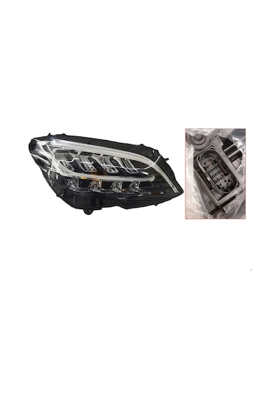 Mercedes - Ön Far Led Sağ 4 Pin W205 2019-