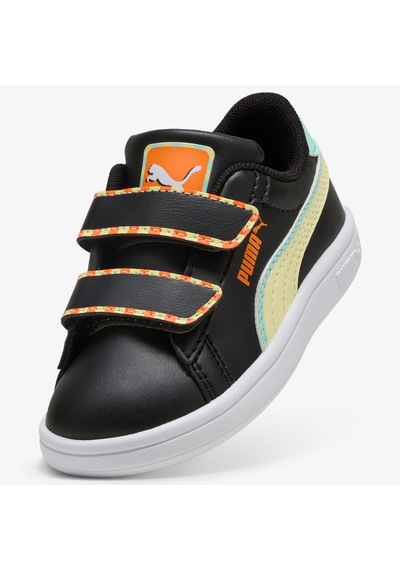 Puma Smash 3.0 Playdate Çocuk Siyah Spor Ayakkabı 402828 Siyah