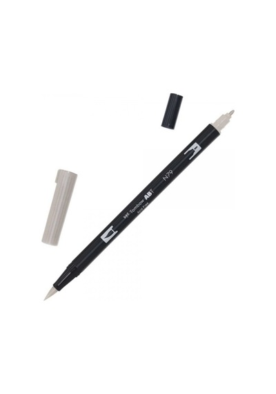 Ab-t Dual Brush Pen Grafik Kalemi - Warm Gray