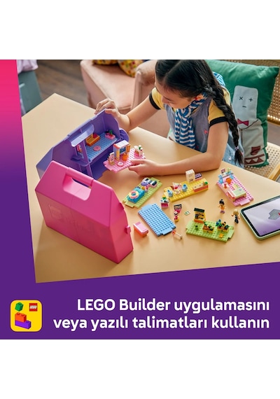 LEGO® Friends Yaratıcı Bebek Evi Bavulu 42697 - 6 Yaş ve Üzeri Çocuklar için 2 Mini Bebek İçeren Oyuncak Yapım Seti (355 Parça)