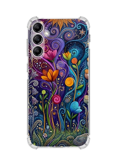 Printify Samsung Galaxy A14 İle Uyumlu Düşlerin Dansı Serisi Rüyalar Ötesi Tasarımlı Uv Baskılı Köşe Korumalı Antişok Kılıf Şeffaf