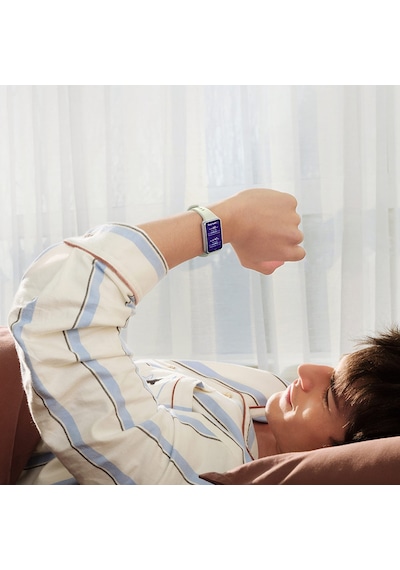 Caseonn Huawei Band 11 Pro Kordon Tam Korumalı Spor Silikon Kordon Kayış Mor