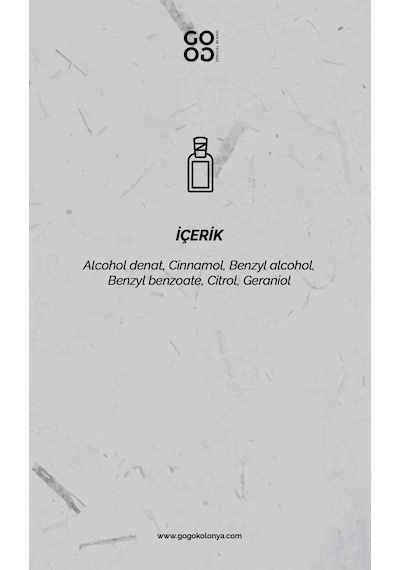 Gogo Lemon Cheesecake Kolonya 250ml Cam Şişe