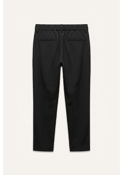 Defacto Jogger Düz Paça Her Yöne Esneyen Kumaş Pantolon T6317az26aubk27 Siyah-bk27