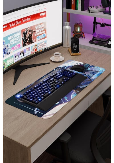 Ayato Genshin Impact Anime Gacha V4 - 70x30 Xl Gaming Mouse Pad Fare Altlığı