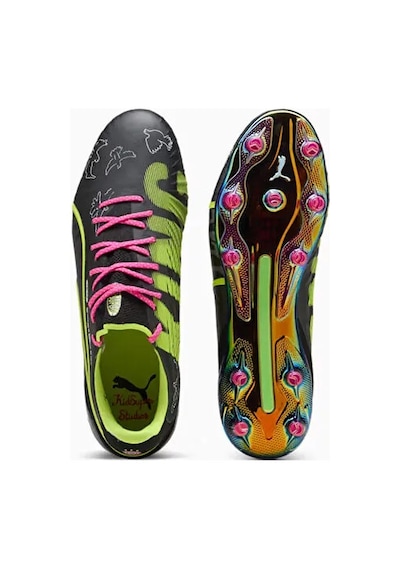 Puma King Ultimate X Kidsuper Fg/ag Erkek Çoklu Çim Zemin Kramponu 10843701 Siyah Siyah