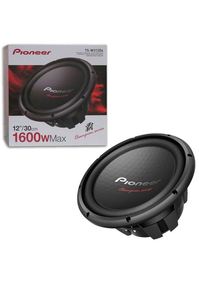 Pioneer Ts-w312d4-1600w Max-500w Rms-profesyonel 30 Cm Çift Bobin Woofer