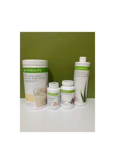 Herbalife Shake Vanilyalı, Thermo Complete, Aloe Vera Konsantre Içecek, Klasik Çay 100gr Birer Adet