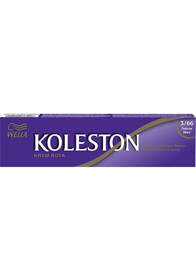 Koleston Tüp Boya 50 Ml - 3.66 Patlıcan Moru + 20 Vol Oksidan Peroksit