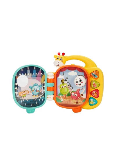 Minibo Sesli Ve Işıklı Zürafa Figürlü Müzik Kitabı