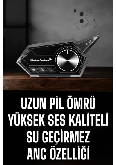 Motorcu Kulaklığı Kask Kulaklığı Anc Özelliği Sesli Görüşme Özelliği 77463187