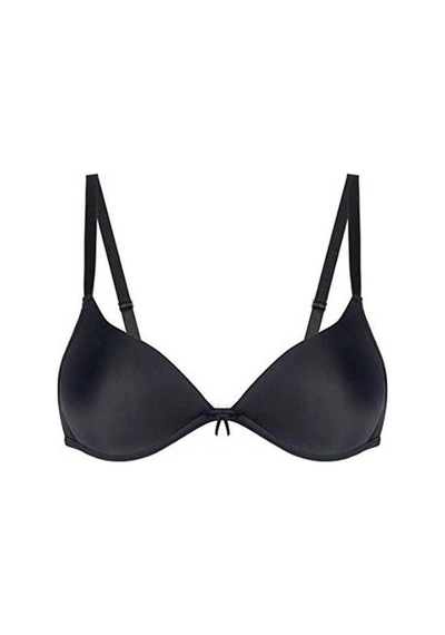 Nbb Desteksiz Balensiz İnce Askılı Üçgen Sütyen/bralet-3680 Siyah
