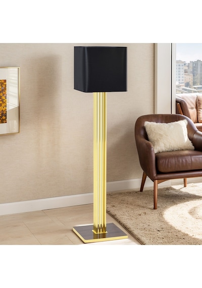 Premium Model Kare Lambader Lüx Aydınlatma Sitemi 37x37 159 Cm Siyah