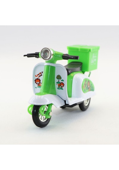 Mini Vespa Scooter Çek Bırak İnce Detay Çok Renkli 3+ Yaş Çok Renkli