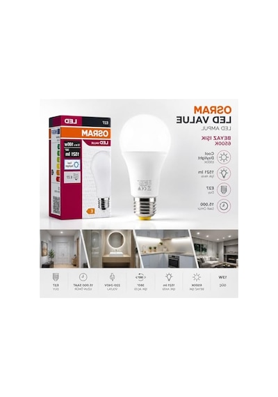 Enerji Tasarruflu Led Ampul, 10'lu Paket İle Uzun Süreli Kullanım