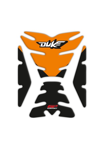 Gp Kompozit Ktm Duke 250 2011-2023 Uyumlu Tank Pad Seti Turuncu