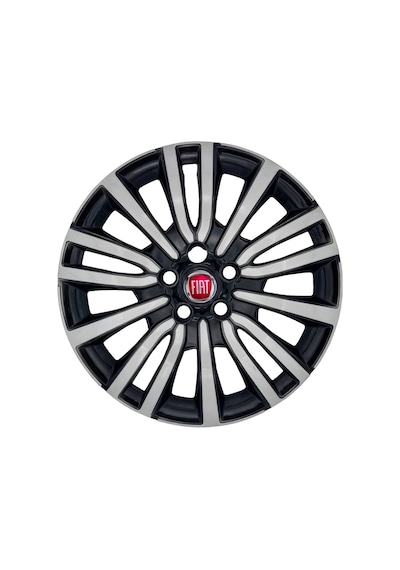 Fiat Egea Urban 15'' İnç Jant Kapağı 4 Adet Siyah Gri C118