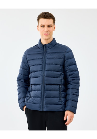 Skechers M Essential Outerwear Padded Jacket Erkek Lacivert Mont S231242-0505 Lacivert