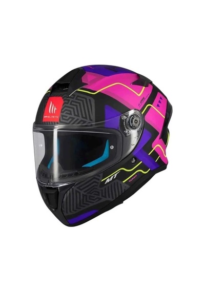 Mt Helmets Targo S Brik C8 Kapalı Motosiklet Kaskı Mat Siyah