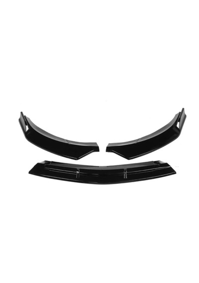Mercedes W117 Cla 2013-2019 Pianoblack Ön Lip 3 Parça
