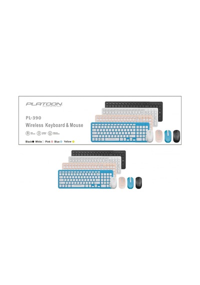 Platoon Pl-390 Kablosuz Wireless Klavye Mouse Set