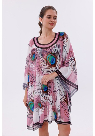 Tarzını Seç Kimono Pareo - Tesettür Pareo - Ege Model 240x135 Cm Çok Renkli