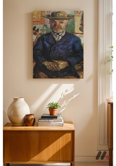 Van Gogh Erkek Portresi, Çerçevesiz Yüksek Kalite Duvar Afişi - Sanatsever Hediyesi