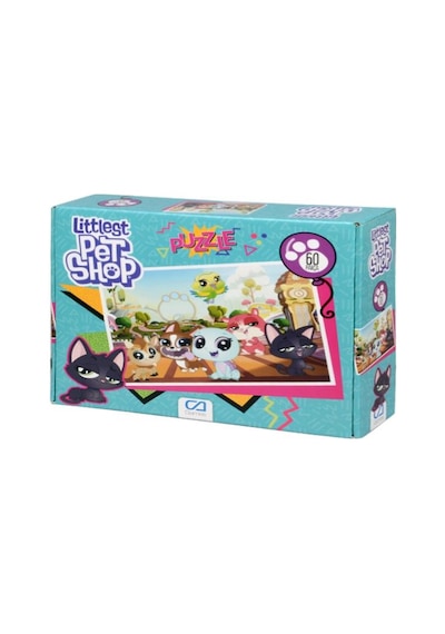 +3 Yaş Littlest Pet Shop 60 Parça Puzzle (Ca Games)