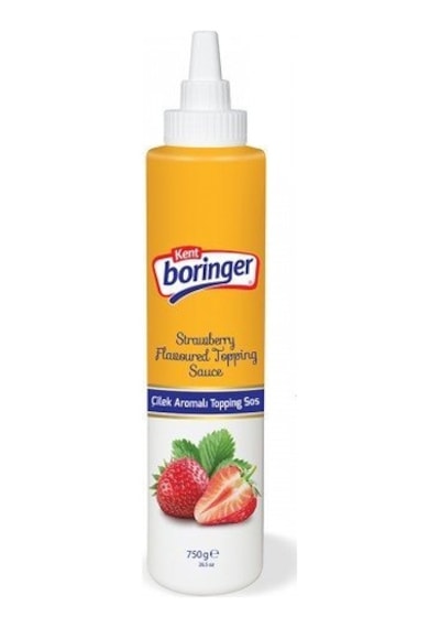 Kent Boringer Topping Sos Çilek 750 G Kent Boringer Topping Sos Çilek 750 G