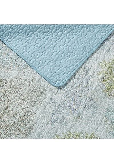 Reversible Quilt Set, King, Saltwater Blue Diğer