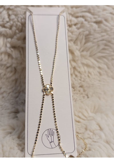 Stainless Steel Yonca Çelik Şahmeran Altın