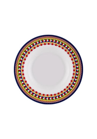 Lamedore Sunshine 6'li Yemek Tabağı 22cm Çok Renkli