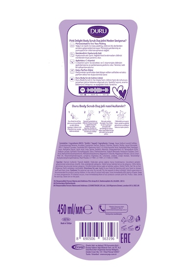 Body Scrub Pink Delight&ıce Light Ice Light Duş Jeli 4x450ML Diğer