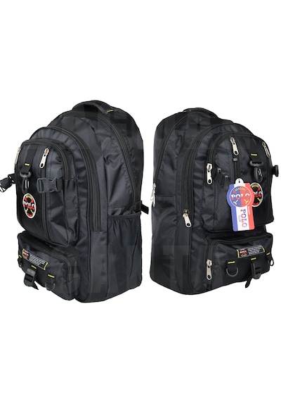 Bag Trend Bt Kamp Çantası,outdoor Çanta,dağcı,sırt Çantası,45+ Litre,geniş,su Geçirmez Kalın Kumaş, Siyah