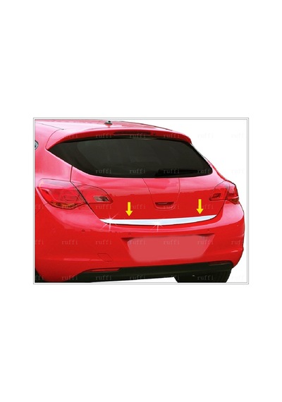 Opel Astra J Hb Krom Bagaj Alt Çıta 2009-2015 Paslanmaz Çelik N11.5793