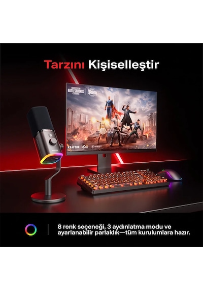 Maono Pd100w Kablosuz Usb Gamer Oyuncu Mikrofonu
