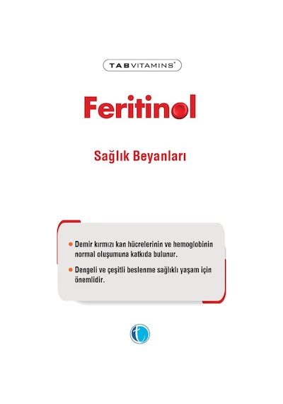 Tabvitamins Feritinol 30 Saşe