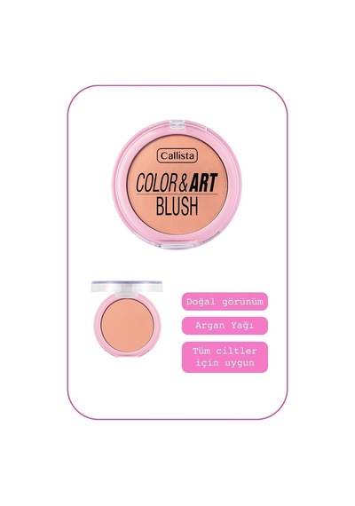 Callista Color Art Blush Toz Allık - 160 Rosy Glow