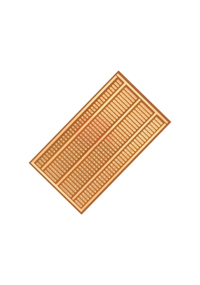 Alkatronik-5X10Cm Pertinaks Delikli Plaket Tek Yüzlü Pcb Proto Prototip Devr