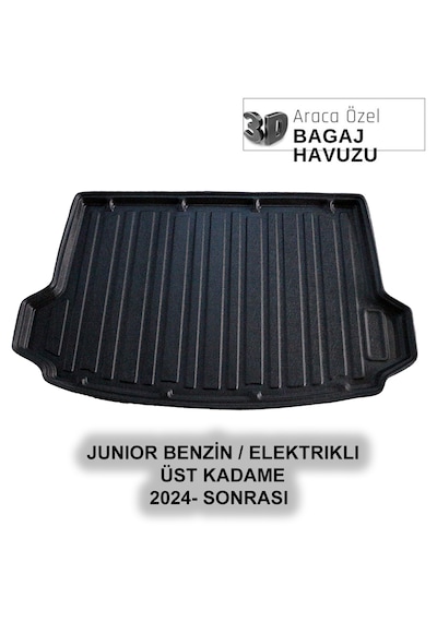 Alfa Romeo Junıor Benzin / Elektrikli Üst Kademe 2024 + Araça Özel 3D Bagaj Havuzu