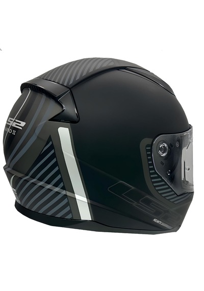 Ls2 Rapıd 2 Extra Full Face Motosiklet Kaskı Mat Siyah - Gri