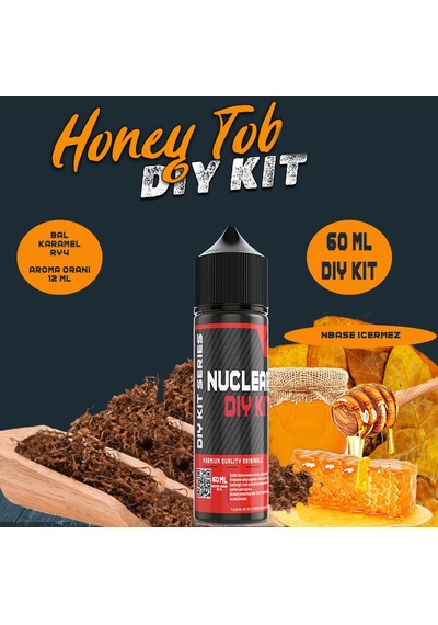 Nuclear 60 Ml Dıy Kit Honey Tobacco Gıda Aroma 12 Ml Aroma İçerir