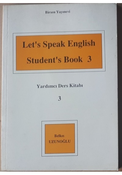 Orta 3.sınıf İngilizce Yardımcı Kitabı 1997 Yılı Basım