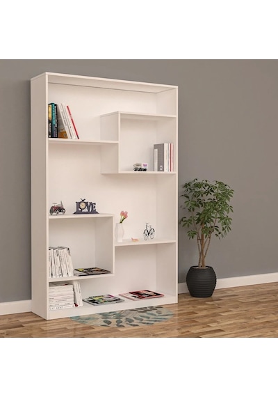 Lego Kitaplık Mdf Beyaz