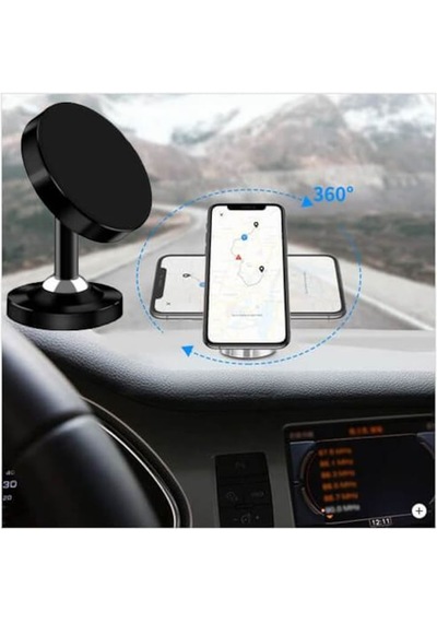 Mıknatıslı Araç Içi Telefon Gps Tutucu 360 Tüm Cihazlarla Uyumlu 519128538